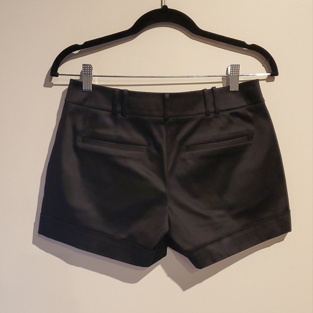 Black Satin Guess by Marciano Shorts Size 4